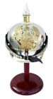 Steel German Imperial Prussian Leather Pickelhaube WW1 FR Helmet With Stand Gift