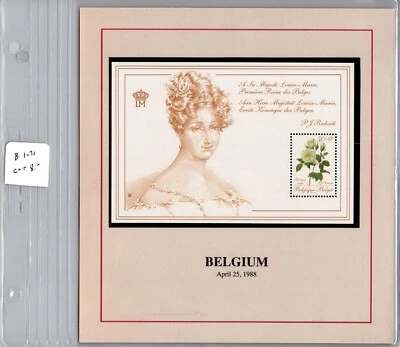 Hoja de recuerdo Bélgica # 1071 Foto 1 de 2