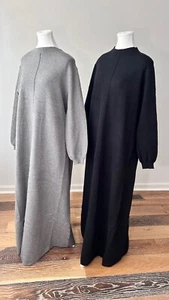 Abaya, Muslim Dress, Dubai Abaya, Abaya Set, Winter Maxi Dress, Modest Dress, - Picture 1 of 10