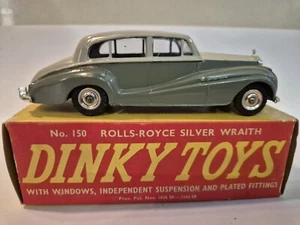 Vintage Dinky 150 Rolls Royce Silver Wraith - Picture 1 of 13