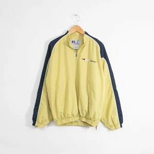 Vintage 90s Notre Dame Russell Athletic Windbreaker Large - Fighting Irish Retro - Picture 1 of 6