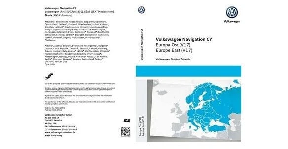 VW Navi-Update RNS 510/810 Europa Ost V17 - Bild 1 von 1