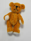 World of Miniature Bears #204 By Theresa Yang 2" Plush Gold Bear No Writing