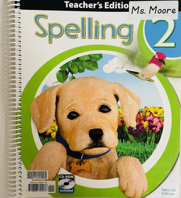 BJU Press Spelling 2 Teacher’s Edition w/CD 2nd Edition 2012 Grade 2 Spiral - Image 1 of 4