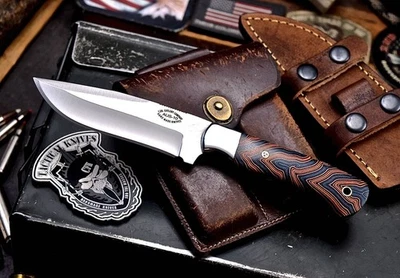 CFK ручной работы AUS 10 заказ цвета G10 охоты Skinner кемпинг спортивный нож - Изображение 1 из 4