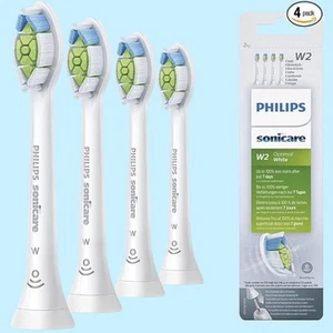 Brand New Philips Sonicare W2 Optimal White Sonic Toothbrush Heads 4 Pack HX6064 - Picture 1 of 4