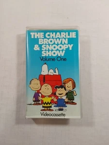 Vintage 1985 The Charlie Brown And Snoopy Show VHS Volume 1 - Clamshell Case - Picture 1 of 15