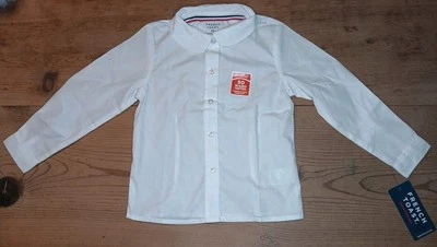 French Toast Girl 4T Toddler White Peter Pan Collar Blouse Wrinkle Resistant NWT Foto 1 de 4
