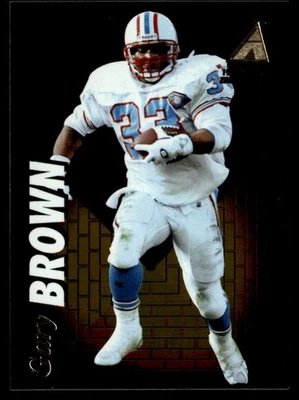 1995 Pinnacle Zenith Gary Brown Houston Oilers #Z83 - Image 1 of 2