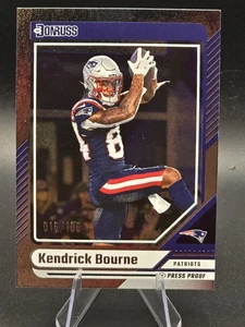 Donruss Kendrick Bourne 2025 plata/100 Patriots 49ers  - Imagen 1 de 2