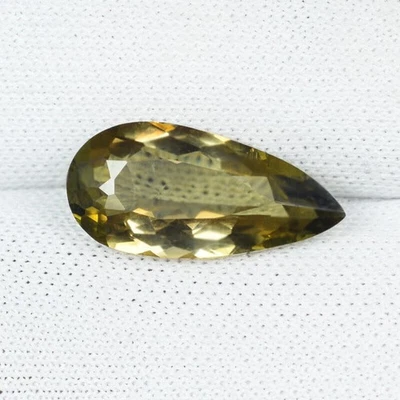 3,00 ct ULTRA RARO MARRÓN AMARILLO MOZAMBIQUE TURMALINA NATURAL - Pera See Vdo BL Foto 1 de 2
