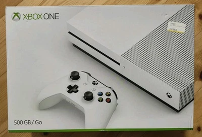Xbox One S 500GB in original box with controller and cables ⚡ - Image 1 of 4