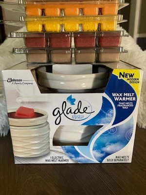 Электрический подогреватель расплава воска Glade поставляется с 4 упаковками расплавов воска - НОВЫЙ в КОРОБКЕ - Изображение 1 из 4