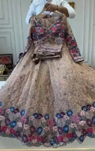 Nuevo diseñador paquistaní Lehenga Lengha Wear Choli boda fiesta india Bollywood - Imagen 1 de 6
