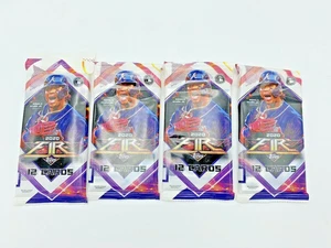 Paquete de violonchelo Topps MLB Fire 2020 autógrafo de béisbol lote de 4 paquetes envío rápido gratuito - Imagen 1 de 3