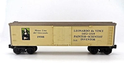 O Gauge Lionel 6-19508 Leonardo DaVinci Ice Hatch Reefer Mint No Box Low Ship - Image 1 of 4