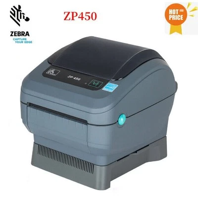 Zebra ZP450 Label Thermal Bar Code Printer USB Serial Connectivity 203 DPI - Image 1 of 4