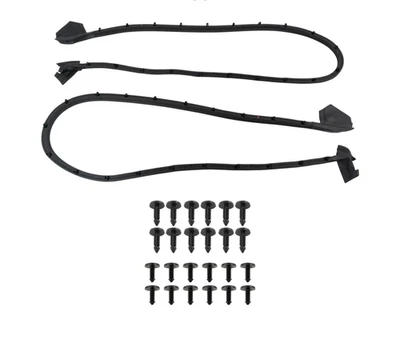 Door Weatherstrip Seal Rubber Pair Set of 2 for American Motors AMC AMX Javelin - Imagem 1 de 4