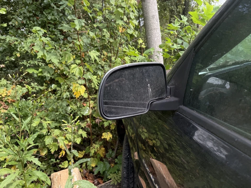 Para 02 03 04 05 06 Cadillac Escalade 2 CUBIERTAS DE ESPEJO RETROVISOR COMPLETO CROMADAS Par de espejos retrovisores Foto 1 de 4