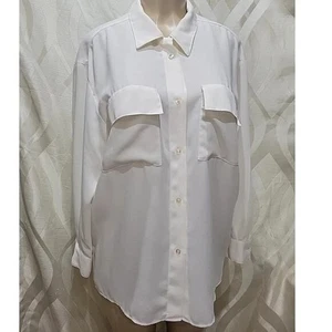 Camisa de Pescador Deportiva But Gordon Vintage Años 90 Minimalista Marfil Crema Abotonada - Imagen 1 de 10