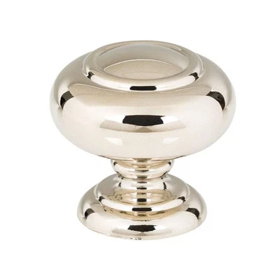 Atlas Homewares A610-PN 1-1/4" (32mm) Victoria Collection Knob, Polished Nickel - Image 1 of 2