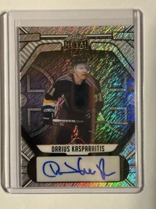 2025 Foglia Metallo Hockey Leggende Dario Kasparaitis 9/10 Auto - Foto 1 di 2