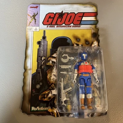 G.I. Joe Super 7 ReAction COBRA BAT - SDCC Exclusive-Comic Colors - Unpunched - Image 1 of 4
