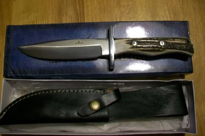 CUCHILLO STAG BOWIE ROUGH RIDER RR-1394. Foto 1 de 4