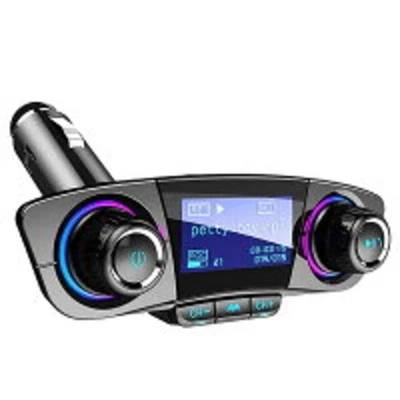 Bluetooth Car FM Transmitter MP3 Player Hands free Radio Adapter Kit USB Charger - Image 1 of 4