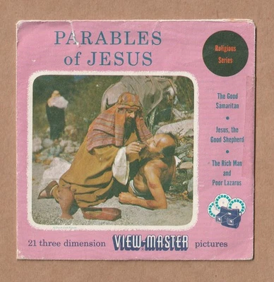 Set of three View-Master reels Parables of Jesus 1947 - Image 1 of 2