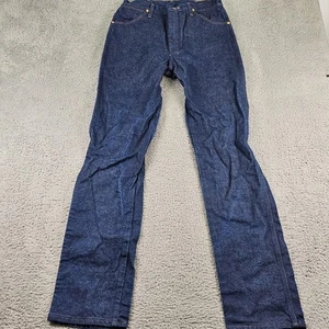 Wrangler 13MWZ Jeans Herren 31x36 Blau Cowboy Schnitt Original Fit Western Denim Arbeit - Bild 1 von 9