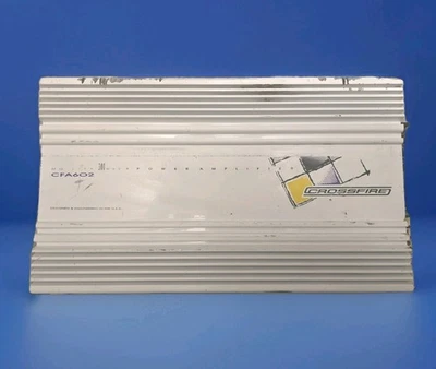 Amplificador de audio para automóvil Crossfire CFA602 Old School (funcionó la última vez usado) Foto 1 de 4