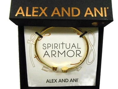 Alex And Ani Lotus Peace Blütenblätter Armreif Armband 14Kt Vergoldet Nwtbc 2017 - Bild 1 von 4
