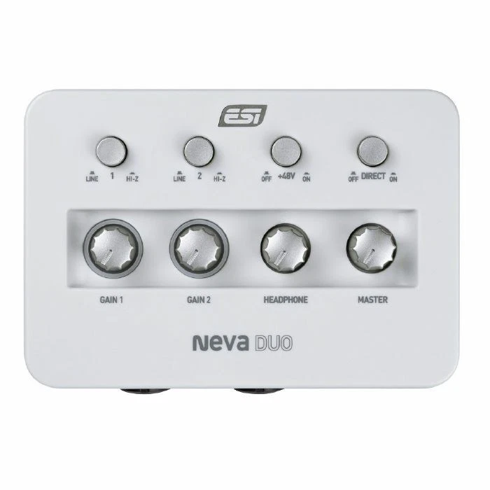 ESI Neva Duo 2x2 24-bit/192kHz USB 3.1 Audio Interface With USB-C Connector - Image 1 of 1