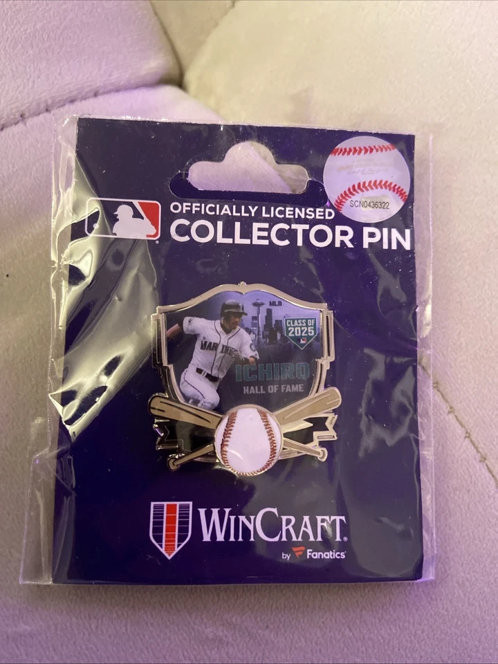 Seattle Mariners Ichiro Suzuki Hall of Fame Retirement Pin Class Of 2025 - Image 1 of 1