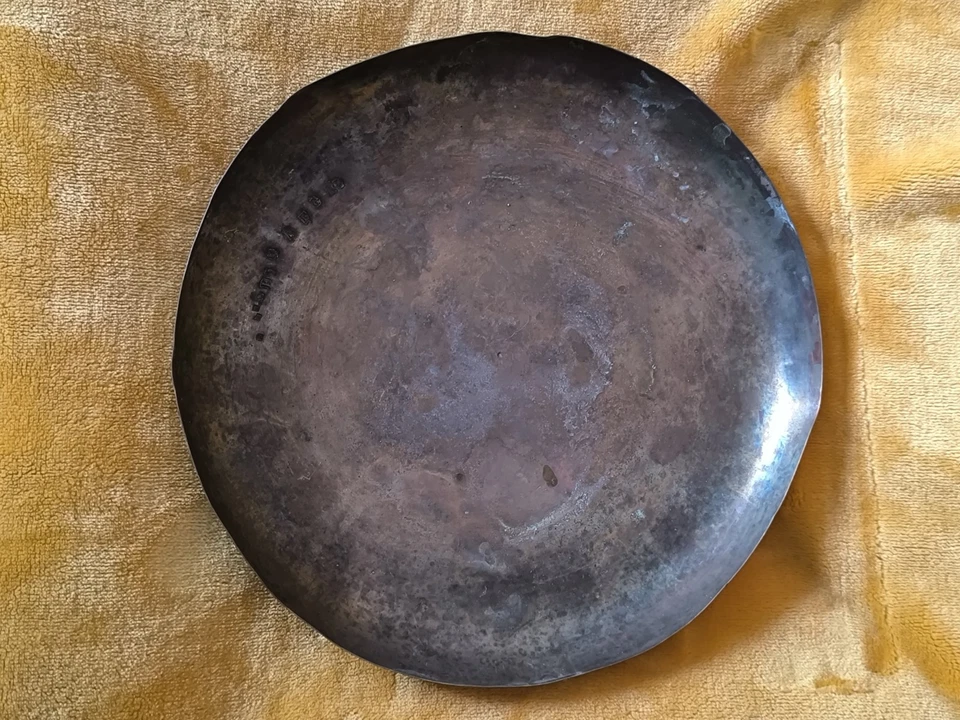 Plateau De Cuivre Pour Balance Ancienne Poinçonnée - Photo 1/3