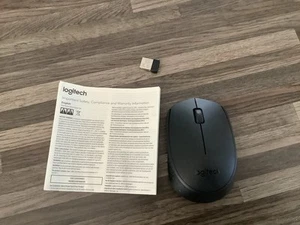 Logitech B170 Mouse Optical 2.4 Ghz Usb Wireless Nano Receiver Windows Compat. - Photo 1/4