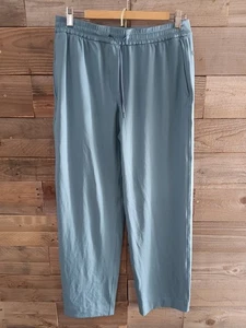 Lululemon Luxtreme Pants Mid Rise Sz. Med. Drawstring Waist Stretch Pockets EUC - Picture 1 of 18