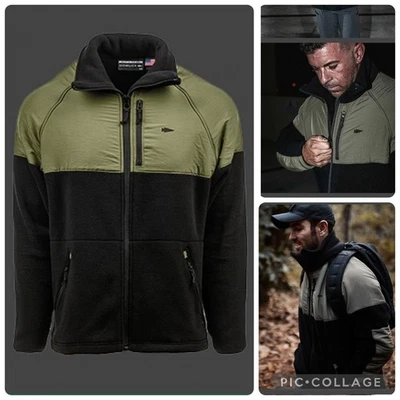 Goruck Task Force кинжал куртка двухцветный Colorblock рейнджер зеленый Polartec новый M - Изображение 1 из 4