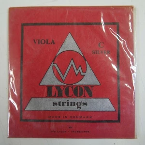 Cuerda C viola única LYCON, herida de plata, nuevo de lote antiguo - Imagen 1 de 3