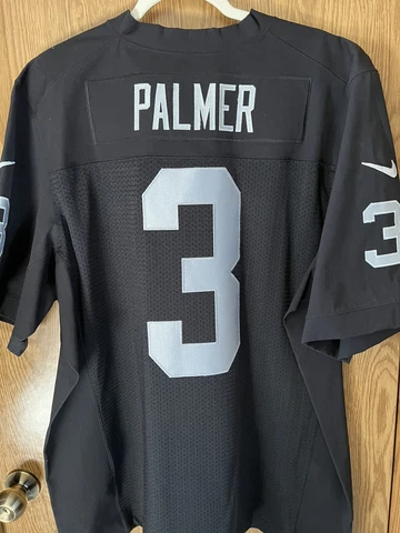 Carson Palmer Authentic Oakland Raiders Nike vapor elite, NFL Jerseys size 52 Cover