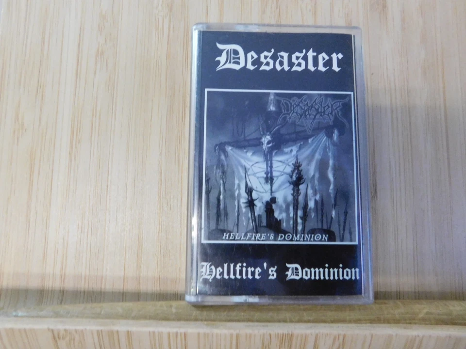 DESASTER-"HELLFIRES DOMINION" cass. archgoat mayhem beherit dissection marduk - Image 1 of 1