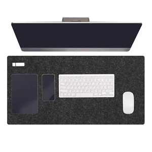 47.2" x 23.6" Large Felt Desk Pad Protector Upgrade Non-Slip Desk Mat Full Ta... - Picture 1 of 7