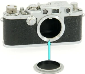 LEITZ ORTVO Leica 14055 Camera Body Cap by LEITZ Wetzlar for LEICA 3d 3G IIIF - Picture 1 of 8