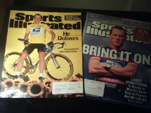 Sports Illustrated 2 magazine lot Lance Armstrong - Picture 1 of 1