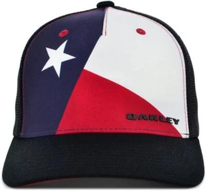 Oakley FOS90091426PS/M Indy Passport Hat Black/Texas S/M - Picture 1 of 2