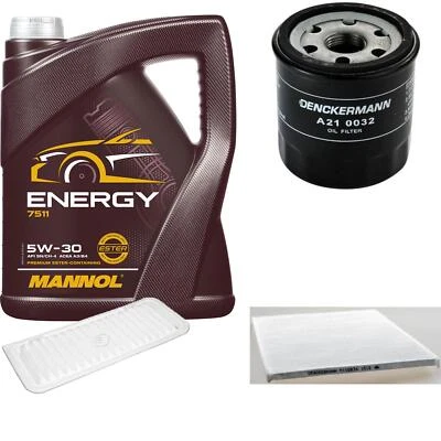 Pacchetto ispezione Denckermann Mannol Energy 5W-30 5L per Toyota IQ 1.0 - Immagine 1 di 4
