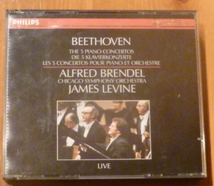 411 189-2 - BEETHOVEN FIVE PIANO CONCERTOS ALFRED BRENDEL PHILIPS 3 x CD GERMANY - Picture 1 of 9
