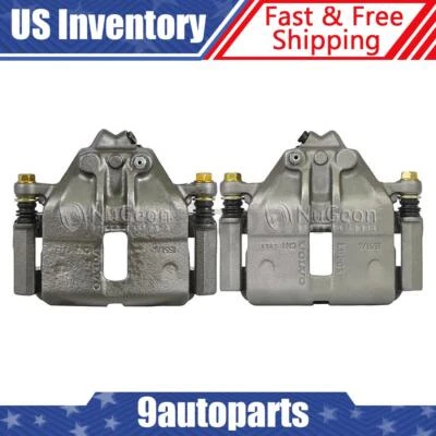 Par de pinzas de freno de disco delanteras con soporte para Volvo 740 1991 1992 Foto 1 de 4