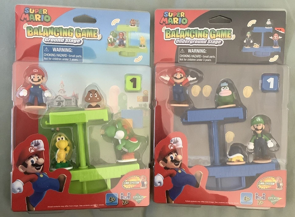 Super Mario Balancing Game CASTLE STAGE Epoch Link System Dice 4characters
